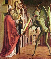 Михаэль Пахер, Отец церкви Августин и Сатана