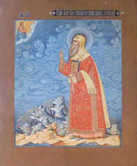 Икона (Строгановская школа, XVII в.)