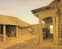 Деревенский двор. Конец 1860-х