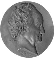 Портрет Гёте (Давид Д' Анжер, 1830 г.)